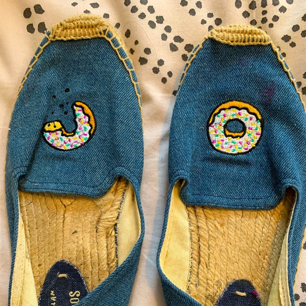 Soludos espadrille style smoking slippers